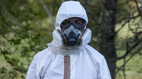 Asbestos requires the use of protective equipment