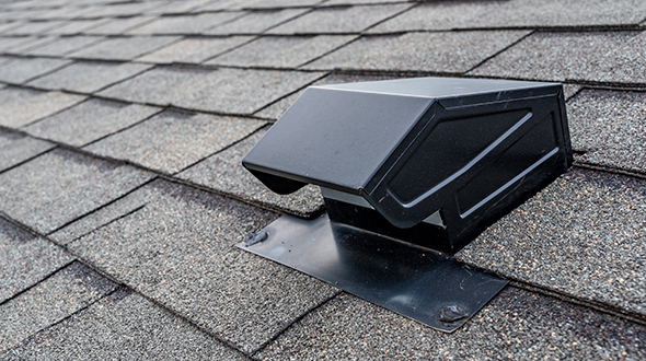 Roof or attic vents are essential to removing hot air from the roofing system