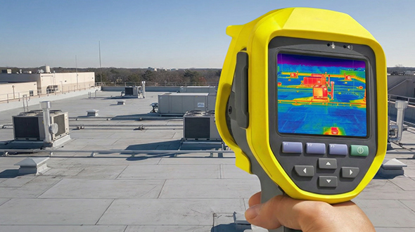 commercial roof leak detection