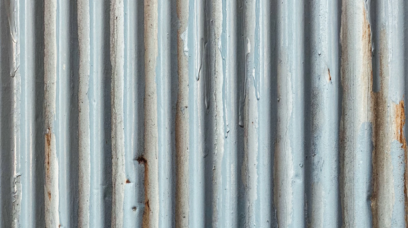 corrugated metal roofing panel, providing durable protection for buildings