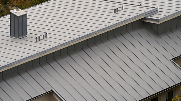 a durable metal roof with a focus on texture and finish