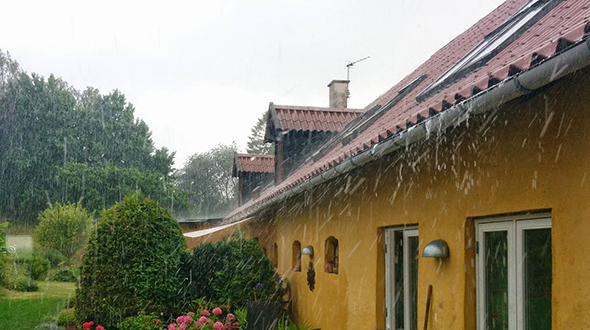 Winter roofing problems include damage from hail storms