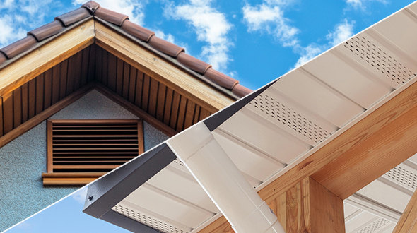 key intake vents for attics - soffit and roof intake vents
