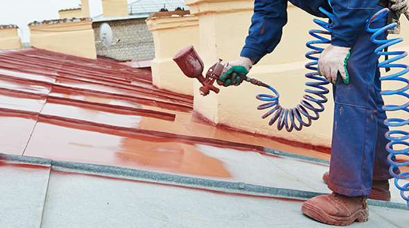 Commercial metal roof coating