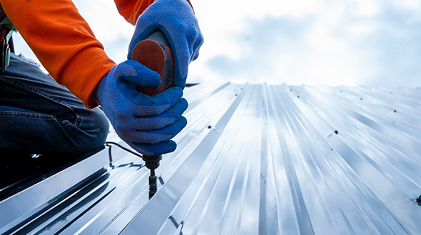 Metal roofs can leak when people walk on them