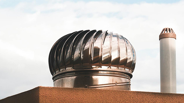 turbine roof ventilation systems including various types of roof vents