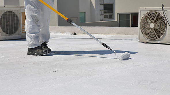 silicone roof coating systems with a focus on application