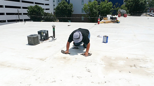 TPO roof repair Atlanta